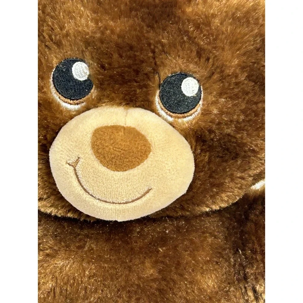 Build a Bear BAB Brown Plush Teddy Bear Stuffed Animal  w/ Embroidered Eyes 15